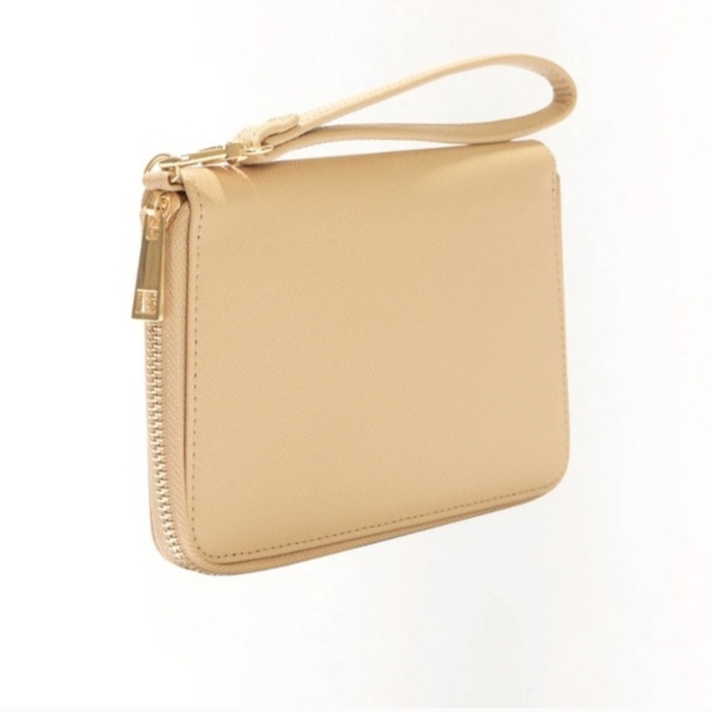 Lost + Wander Passport Wallet/Wristlet With zipper closure and Removeable Strap